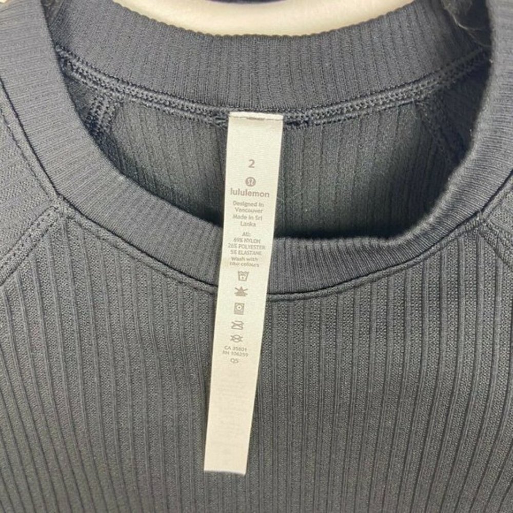 Lululemon Rest Less Pullover Black Warm Running 2 - Picture 8 of 8